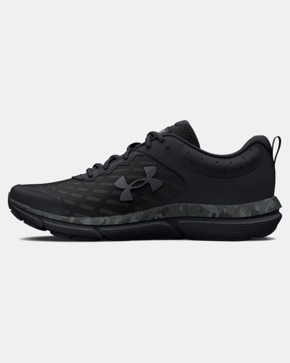 Men's UA Charged Assert 10 Camo Running Shoes, Black, pdpMainDesktop image number 1